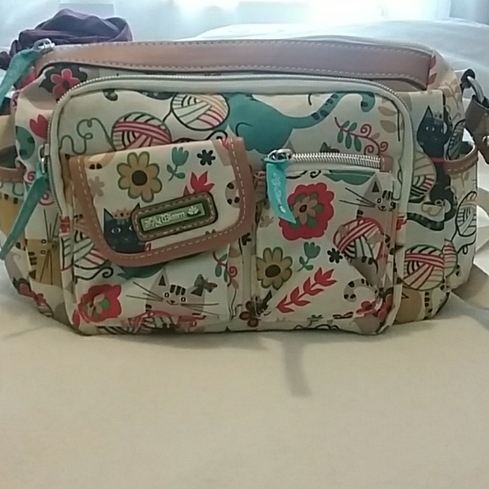 Lily Bloom cat crossbody bag
